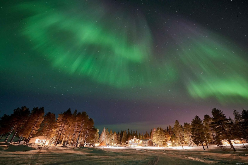 Picture 4 for Activity Luleå : Northern lights snowmobile tour