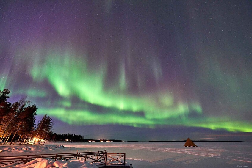 Picture 3 for Activity Luleå : Northern lights snowmobile tour