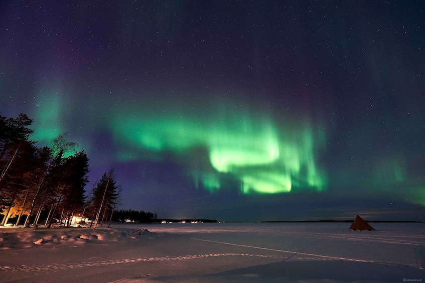 Picture 2 for Activity Luleå : Northern lights snowmobile tour