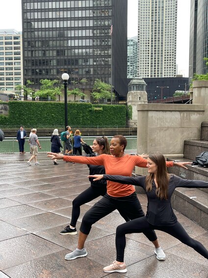 Picture 4 for Activity Chicago River Yoga Walk