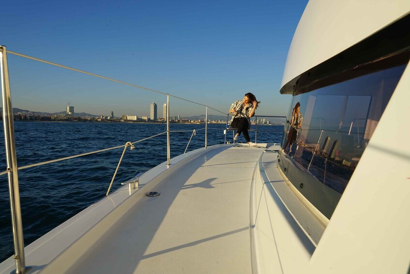 Picture 5 for Activity Barcelona: Sunset Catamaran Experience w/ optional Dinner