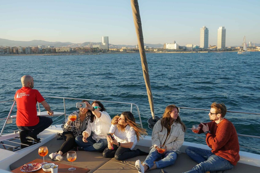 Picture 1 for Activity Barcelona: Sunset Catamaran Experience w/ optional Dinner