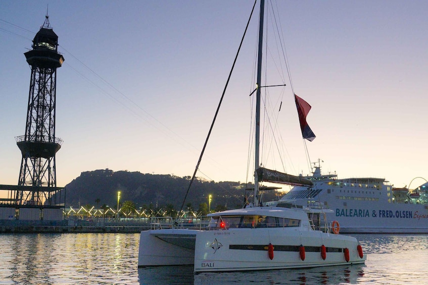 Picture 2 for Activity Barcelona: Sunset Catamaran Experience w/ optional Dinner