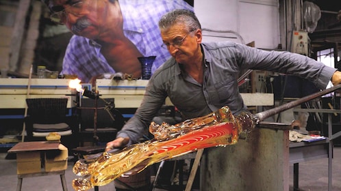 From Venice: Murano Glass Factory Tour w/ Boat, Demo & Gift