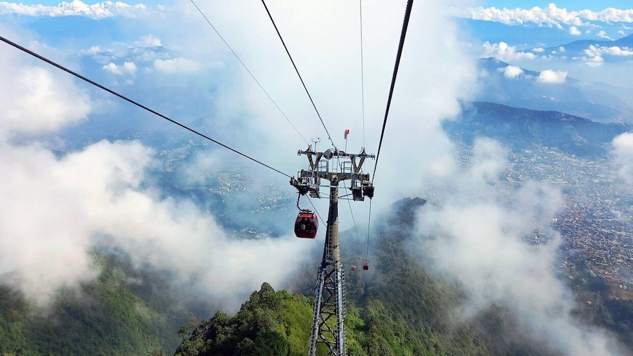 Picture 2 for Activity Kathmandu: Chandragiri Cable Car and Monkey Temple Tour