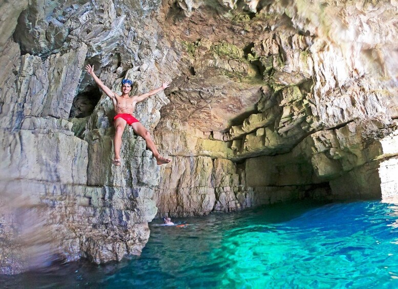 From Fazana: Private Blue Cave Snorkel & Lagoons Np Brijuni