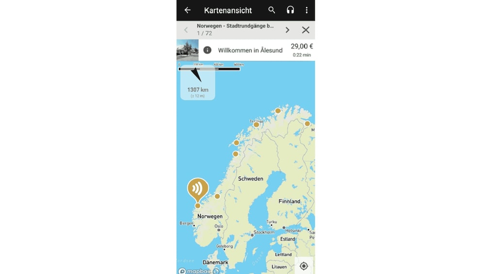 Picture 3 for Activity Norwegian Coastal Cities: Smartphone Audio Guide App