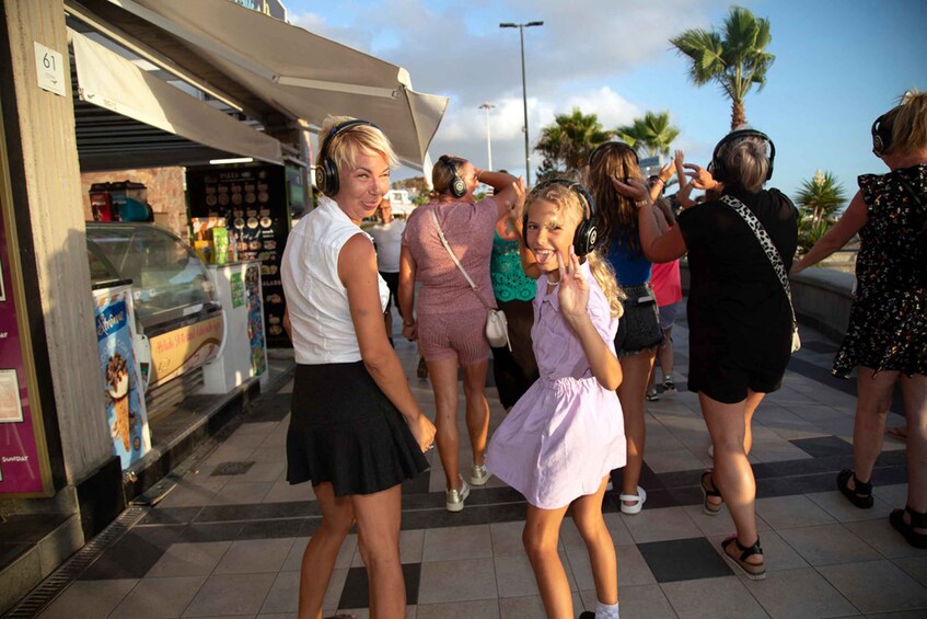 Picture 2 for Activity Tenerife: Silent Disco Walking Tour "Mister Sister Show Bar"