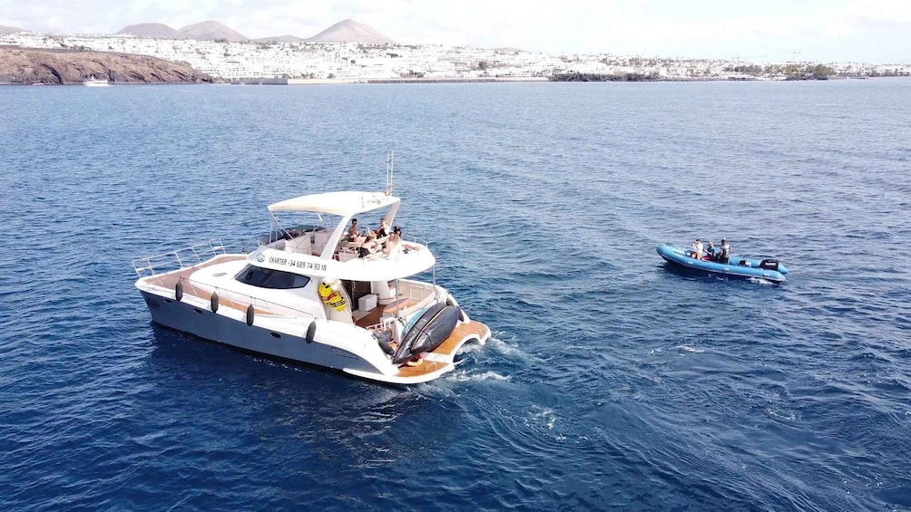 Picture 34 for Activity Puerto del Carmen: Catamaran Trip with Water Sports