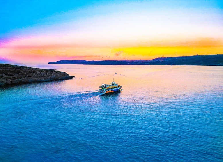 Picture 1 for Activity From Bugibba: Blue Lagoon Afternoon Swim with Sunset Cruise