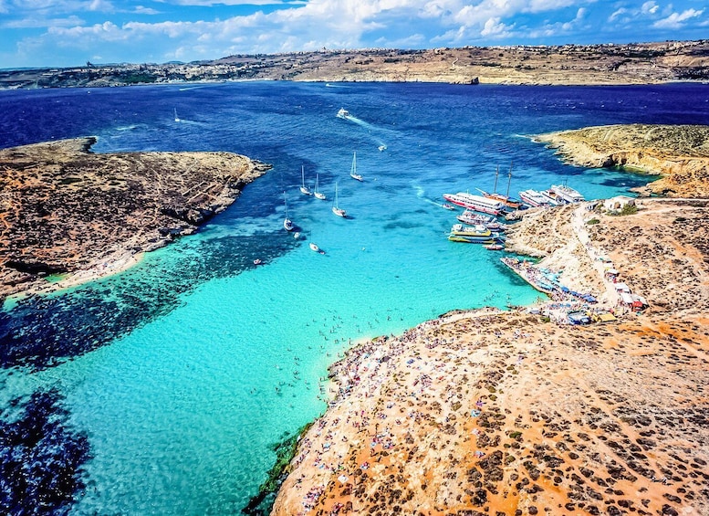 Picture 4 for Activity From Bugibba: Blue Lagoon Afternoon Swim with Sunset Cruise