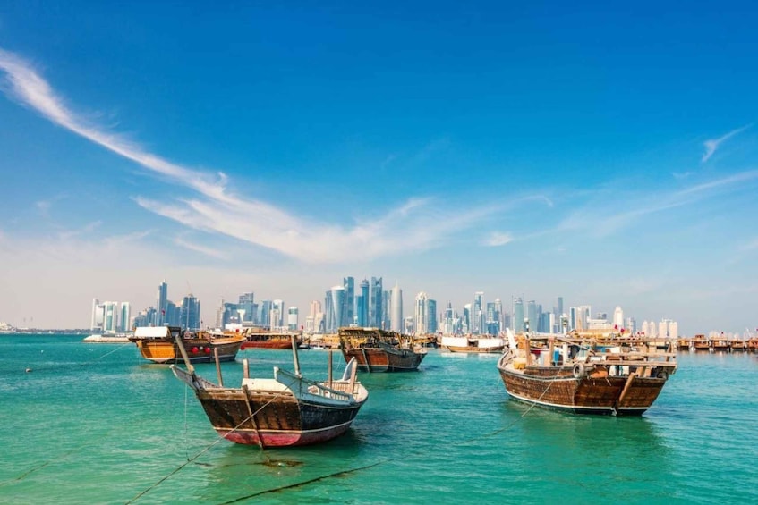 Doha, Qatar: Highlights of Doha City With Dhow Boat Cruise