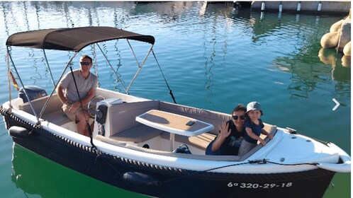 From Benalmadena: Experience Boat Rental No Need Licence