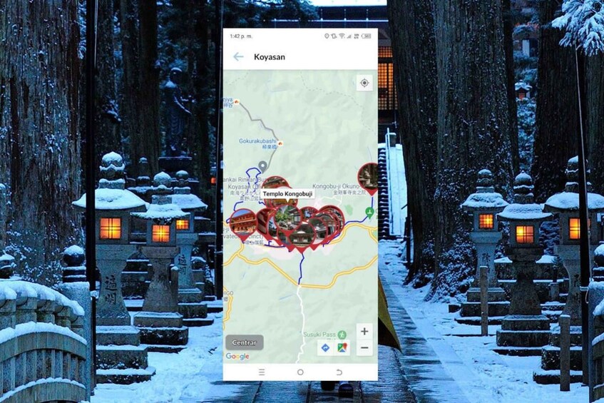 Picture 3 for Activity Koyasan self-guided route app with multi-language audioguide