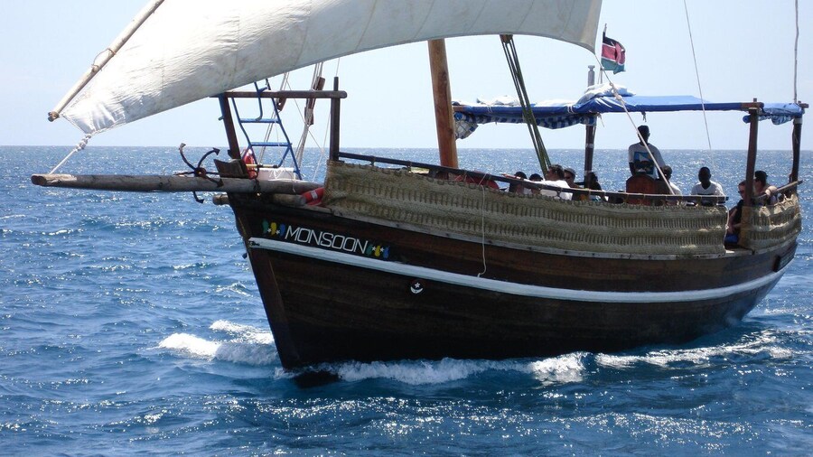 Diani Beach: Kisite Marine Park Dhow & Snorkeling with Lunch