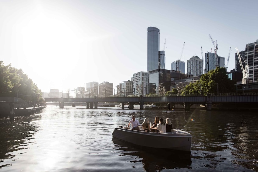 Picture 3 for Activity Melbourne: Electric Picnic Boat Rental on the Yarra River