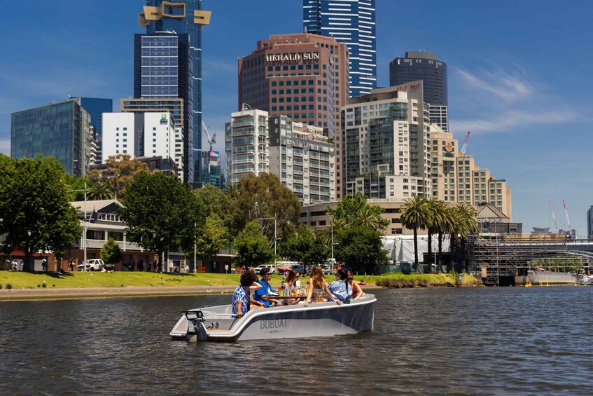Picture 12 for Activity Melbourne: Electric Picnic Boat Rental on the Yarra River