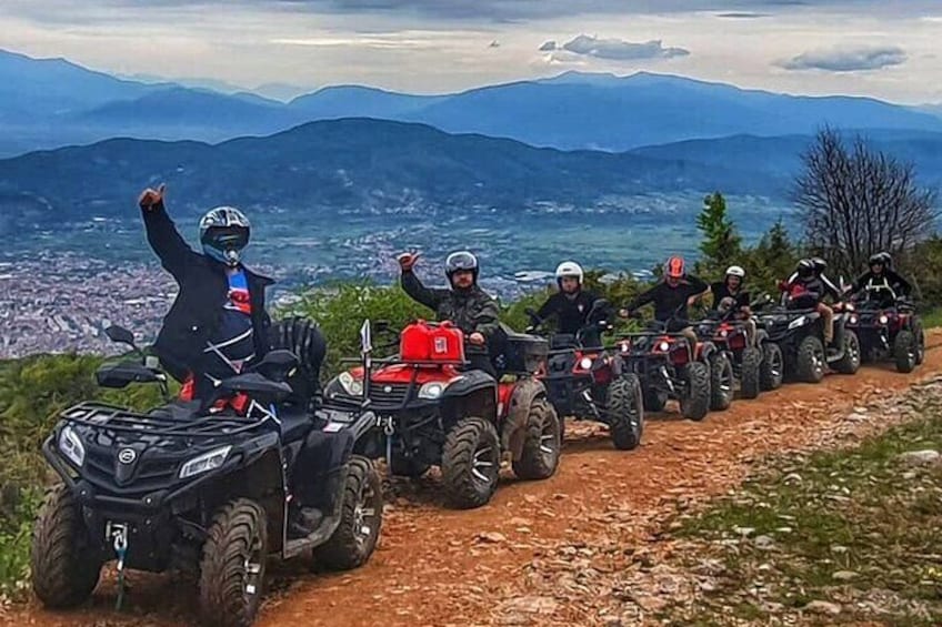 ATV Quad Bike Tour in National Park Galicica from Ohrid