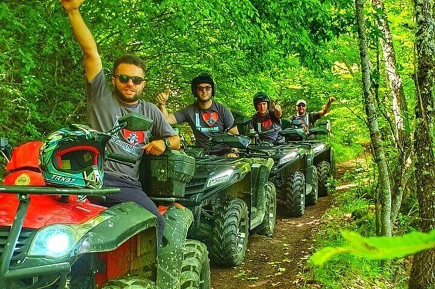 ATV Quad Bike Tour in National Park Galicica from Ohrid