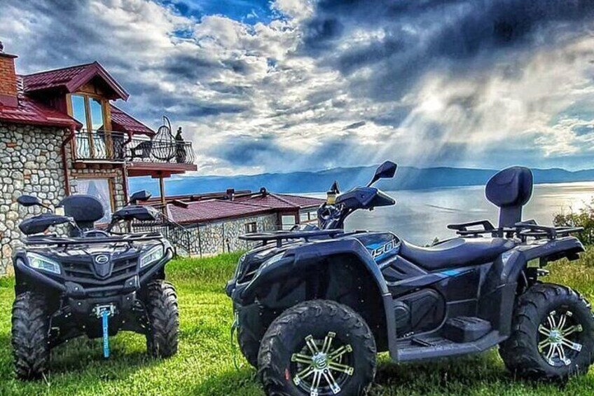 ATV Quad Bike Tour in National Park Galicica from Ohrid