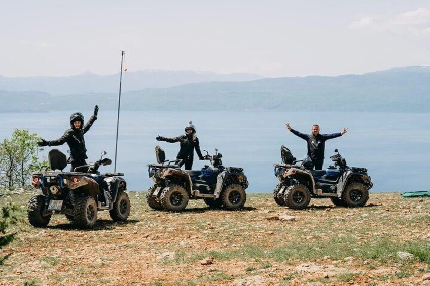 ATV Quad Bike Tour in National Park Galicica from Ohrid