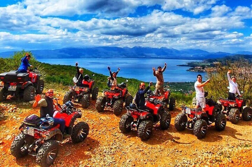 ATV Quad Bike Tour in National Park Galicica from Ohrid