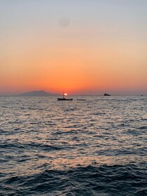 Sorrento: Sunset Coastal Boat Tour with Aperitif