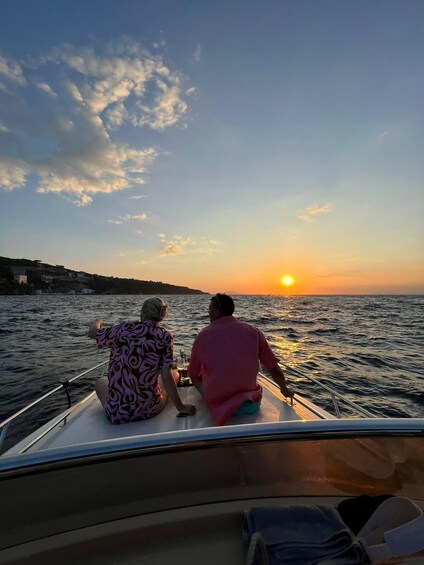 Picture 7 for Activity Sorrento: Sunset Coastal Boat Tour with Aperitif