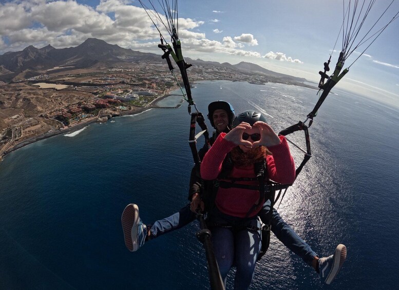 Picture 2 for Activity Tenerife: Guided Beginner Paragliding with Pickup & Drop-Off