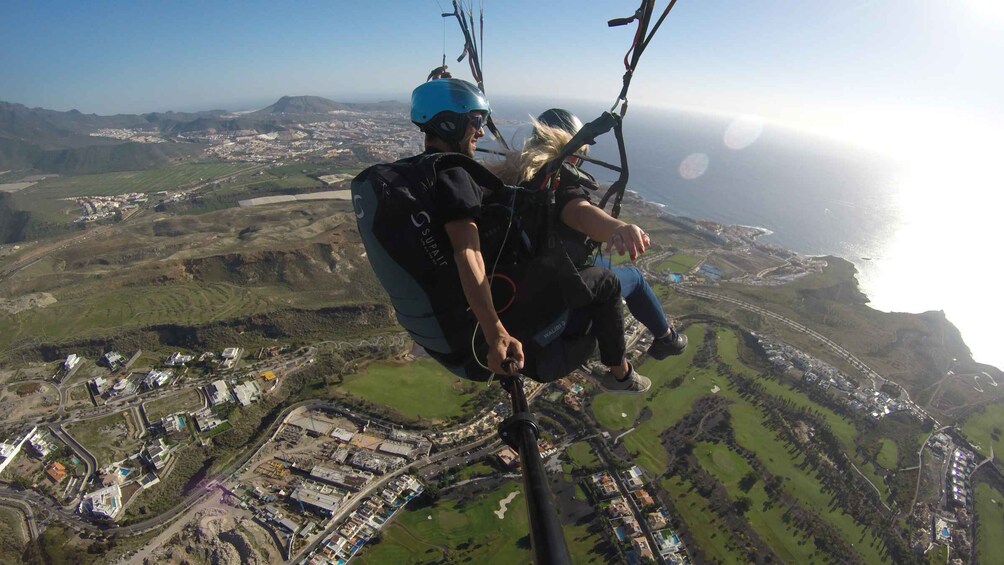 Picture 2 for Activity Tenerife: Guided Beginner Paragliding with Pickup & Drop-Off