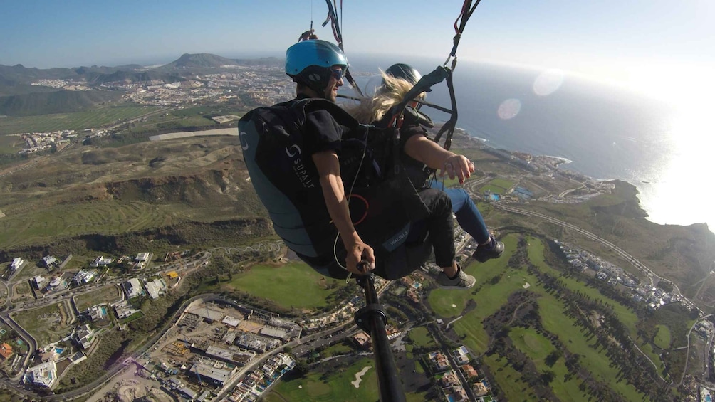 Picture 2 for Activity Tenerife: Guided Beginner Paragliding with Pickup & Drop-Off