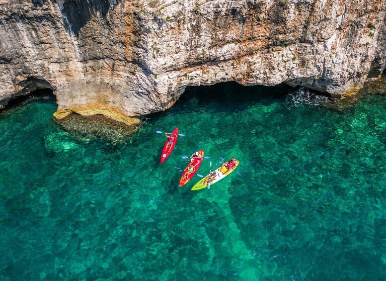 Picture 4 for Activity Pula: Kayak Adventure with Cave & Island Snorkeling