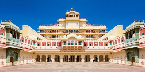 Jaipur halvdagstur til bypalasset, Hawa Mahal og Jantar Mantar