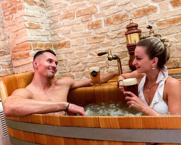 Picture 6 for Activity Prague: Beer Spa Bernard with Beer and Massage Option