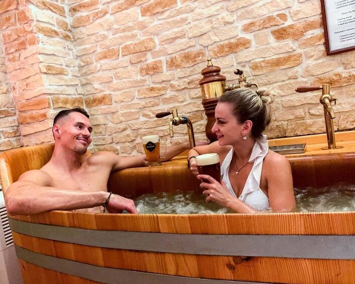 Picture 6 for Activity Prague: Beer Spa Bernard with Beer and Massage Option