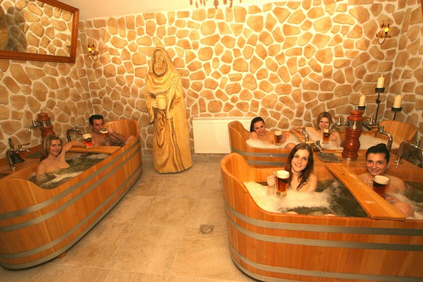 Picture 1 for Activity Prague: Beer Spa Bernard with Beer and Massage Option