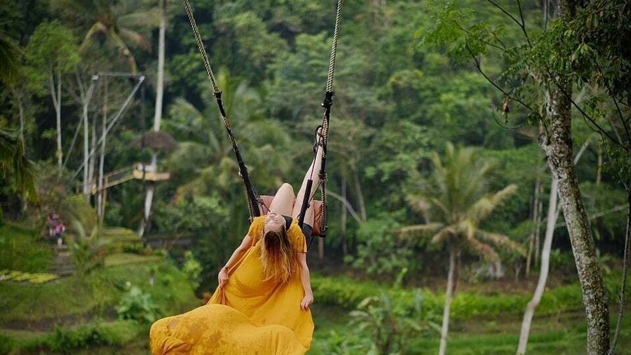 Ubud: Tegalalang Rice Terrace Photos Tour with Swing Ticket