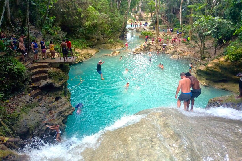 Picture 4 for Activity From Montego Bay: Island Gully Falls and Blue Hole Tour