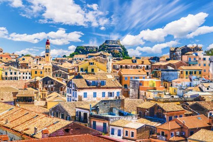 Saranda: Corfu Town and Palaiokastritsa Day Trip with Cruise