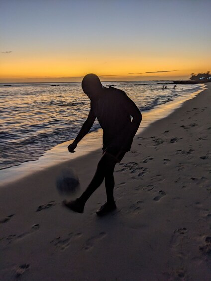 Picture 8 for Activity Golden Horizons: Beach Soccer & Sunset Experience in St Mia