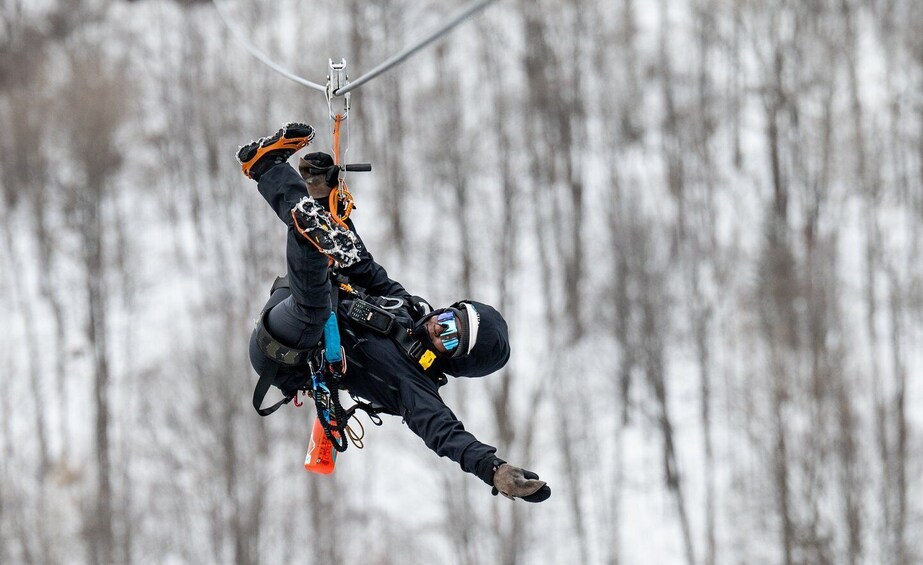 Picture 6 for Activity Tyroparc: Via Ferrata Guided Tour and Zipline Combo Ticket