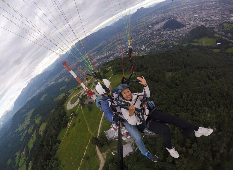 Picture 2 for Activity Salzburg like an eagle: tandem paragliding from Gaisberg