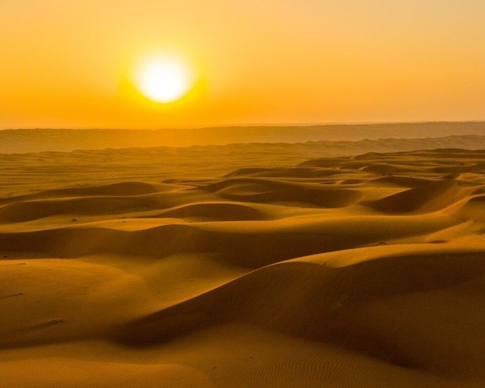 Picture 1 for Activity Golden Hour Magic: Rub' Al Khali Desert Sunset Tour