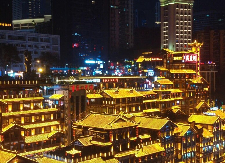 Picture 1 for Activity Chongqing: Illuminated Night Tour with Cruise or Hot Pot