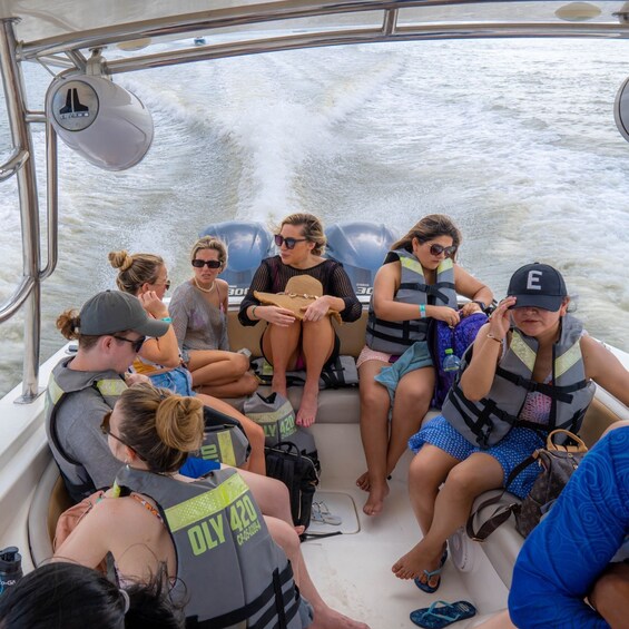 Picture 6 for Activity Cartagena: 5 Island Boat Tour with Night Bioluminescent Stop