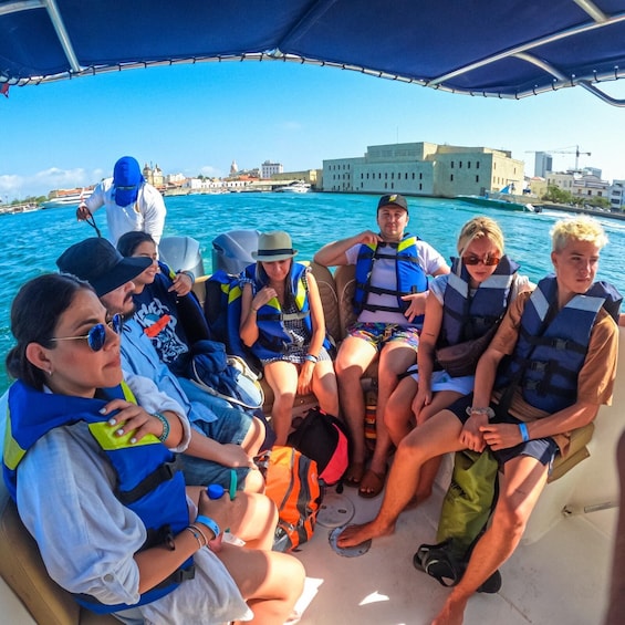 Picture 9 for Activity Cartagena: 5 Island Boat Tour with Night Bioluminescent Stop