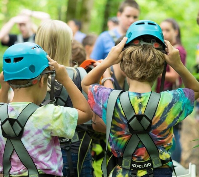 Picture 3 for Activity Bryson City: Zip Line Adventure Park Pass with Gear