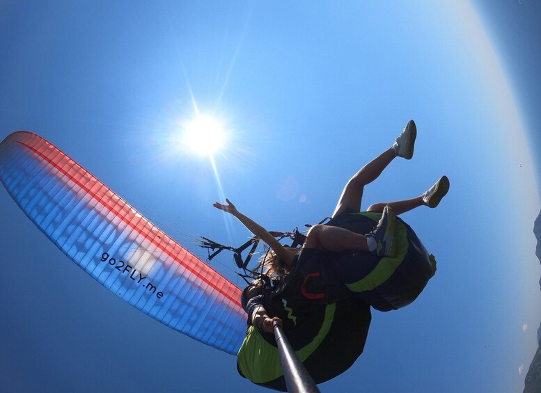 Picture 9 for Activity Becici Beach: Tandem Paragliding Flight in Budva Riviera