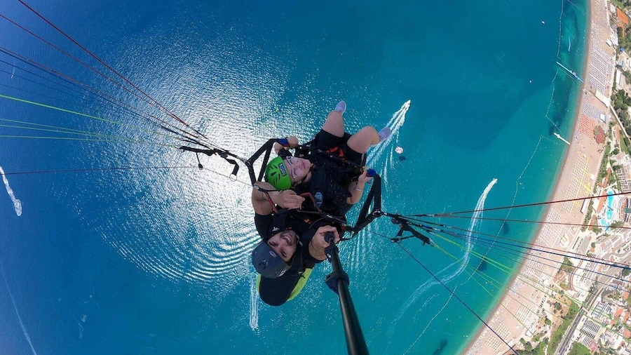 Becici Beach: Tandem Paragliding Flight in Budva Riviera
