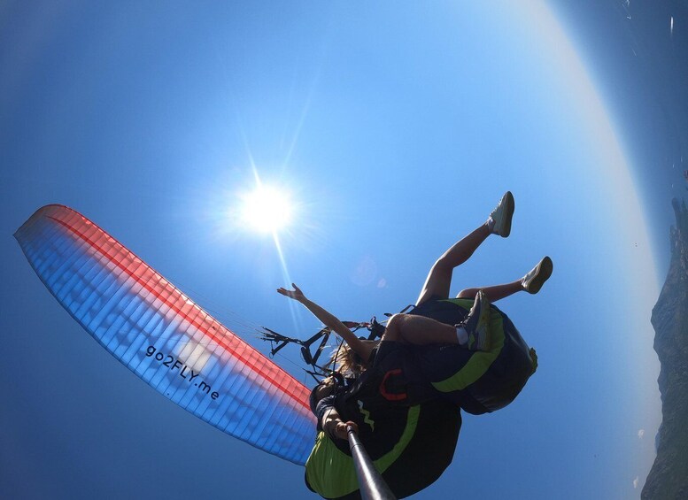 Picture 9 for Activity Becici Beach: Tandem Paragliding Flight in Budva Riviera